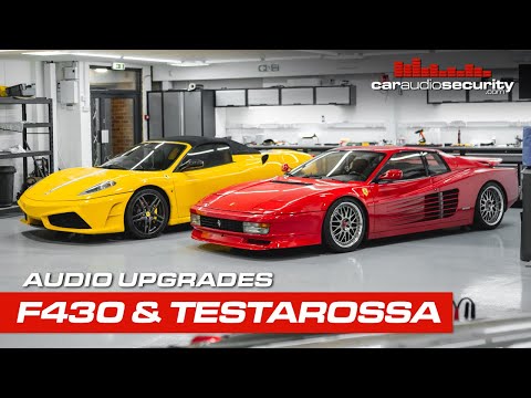 Ferrari Testarossa & F430 Car Audio Install | Car Audio Security