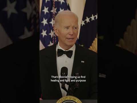 President Joe Biden on Bonnie Raitt - 2024 Kennedy Center Honors White House Reception