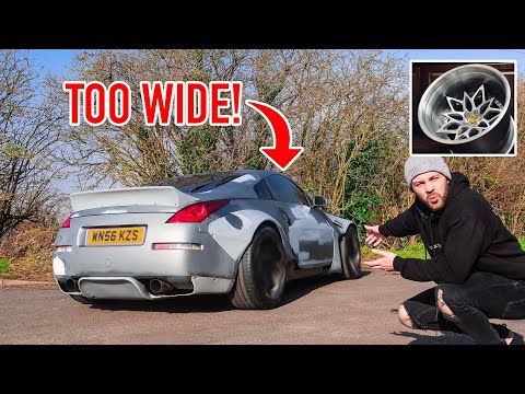 WHEEL REVEAL ON MY ROCKET BUNNY NISSAN 350Z