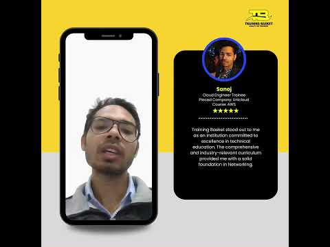 Training Basket Learner’s Testimonial - Sanoj’s Success Story! 🚀 #testimonial #cloudcomputing #aws