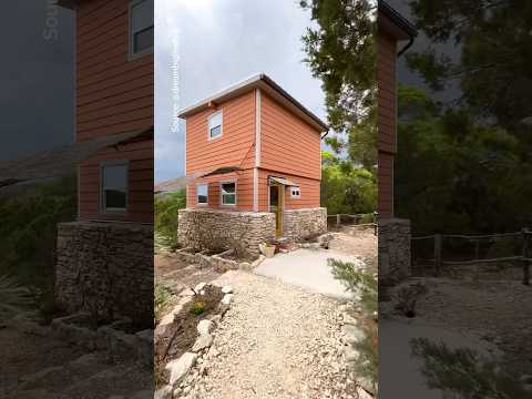 387-sqft 2-story tiny house! 🏡 #tinyhome #cottage #bungalow #smallhouse #housetour #airbnb