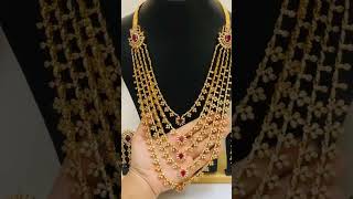 1 gram gold plated jewellery WhatsApp 7385450459 #1gramgold #southindianjewellery #jewellery #shorts