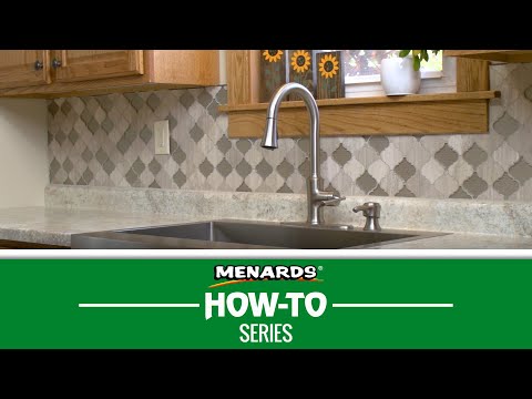 How To Install Backsplash Tile | Menards Kitchen Remodel