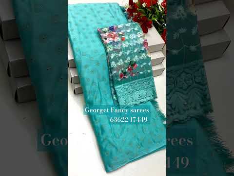 Georget Fancy Sarees # shorts # yt shorts