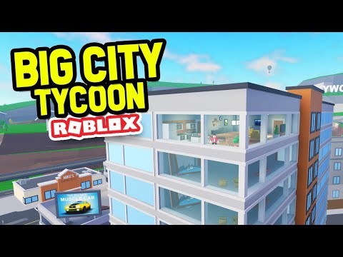 MAKING MY DREAM CITY🏢🏢 TYCOON ROBLOX - BIG CITY  STUDIO APARTMENT  (Part---2)