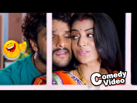 देखिये खेसारी लाल कैसे अक्षरा सिंह के साथ किचन में रोमांस कर रहे है | Bhojpuri Movie Scen