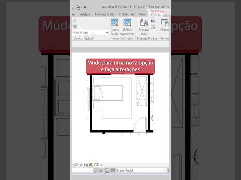 Como modelar opções de layout em um único arquivo no Autodesk Revit #Shorts