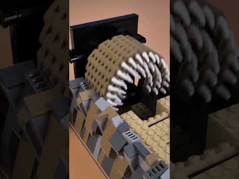 The LEGO Sandworm is hungry… #lego #legomoc #dune