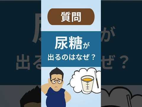 尿糖が出るのはどんな時？#糖尿病 #血糖値 #尿糖