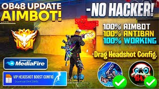 OB48 update no drag auto headshot config file free fire aimbot+aimlock | free fire Max headshot hack