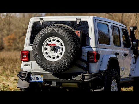 Quick & Easy: AEV JL Wrangler Tire Carrier Adjustment