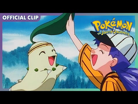 Chikorita’s Victory Song! | Pokémon: The Johto Journeys | Official Clip