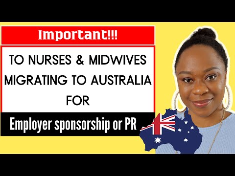 ALL NURSES AND MIDWIVES migrating to Australia MUST do this first!!