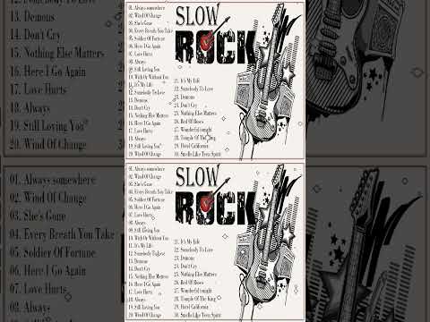 Scorpions, Steelheart, Bon Jovi, Aerosmith, The Police 🎧 Best Slow Rock Ballads Songs 70s 80s 90s