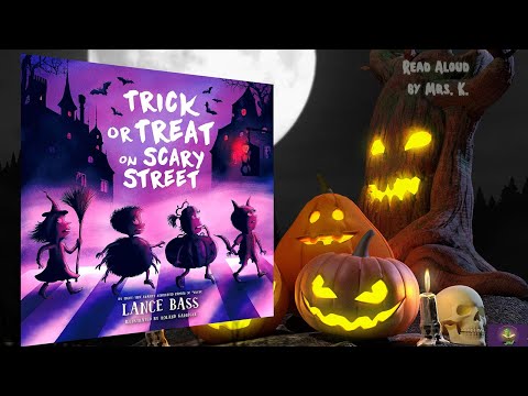 Kids Picture Book read aloud: TRICK OR TREAT ON SCARY STREET | Halloween read aloud | Bedtime Story