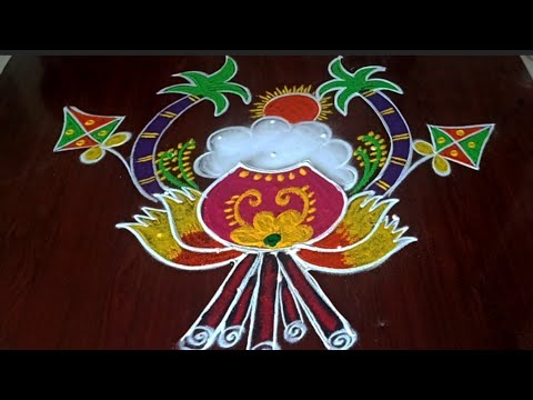 Bhogi kundala muggulu 🦚 Bhogi rangolis #sankranthi #bhogi #rangoli #muggulu #festival