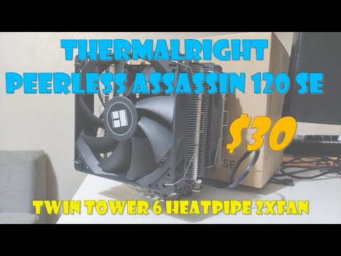 Thermalright Peerless Assassin 120 SE CPU Tower Cooler! LGA 1700 compatible with cheap bracket!