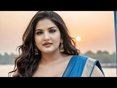 4k Ai Art Lookbook Indian | Indian Curvy Beauty | Saree Fashion Model