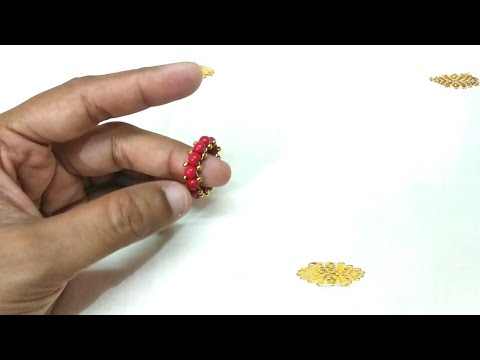 Ring | How To Make At Home |  Handmade Rings | DIY Finger Ring | Jewellery Making | Shabna's Designs