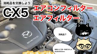 【CX5】エアフィルター/エアコンフィルター交換DIY