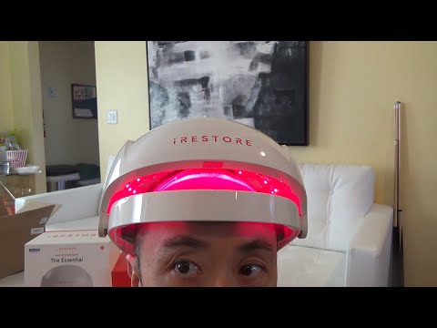 IRESTORE ESSENTIAL LASER HAIR GROWTH SYSTEM UNBOXING AND HOW TO USE WITH QUICK START INSTRUCTIONS