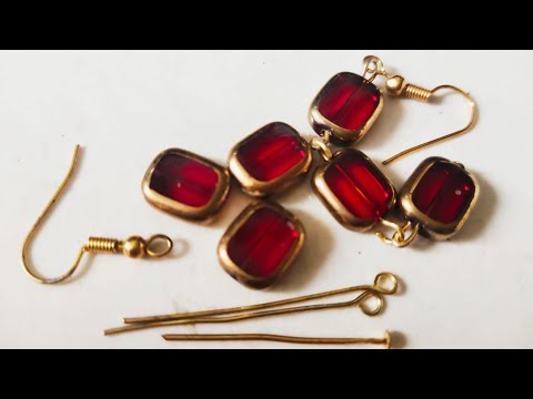 HOW TO MAKE KUNDAN PEARL HANGINGS//EARRINGS//DIY//HANDMADE JEWELLERY//HOORIYA STYLE..