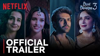 Bhool Bhulaiyaa 3 | Official Trailer | Kartik A, Triptii D, Vidya B, Madhuri D | Netflix India