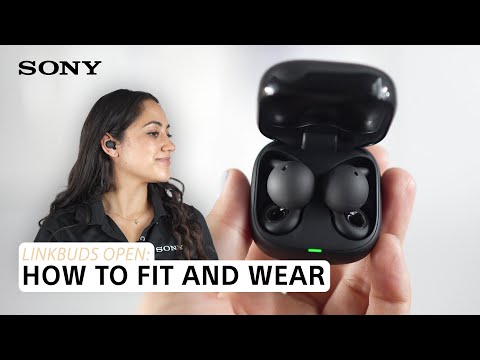 How to fit and wear the Sony LinkBuds Open