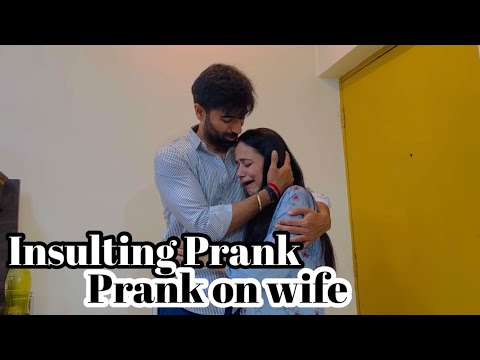 Insulting Prank On Wife 🤣| Jatinsheetal Prank| #jatinsheetalprank #prankonwife