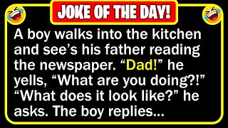 🤣👉 BEST JOKE OF THE DAY! -  A boy strolls into the kitchen...  | Funny Jokes