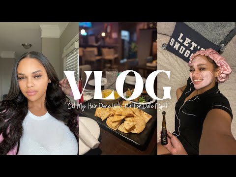 VLOG: Get My Hair Done With Me For Date Night Using Likable Wigs Clipins