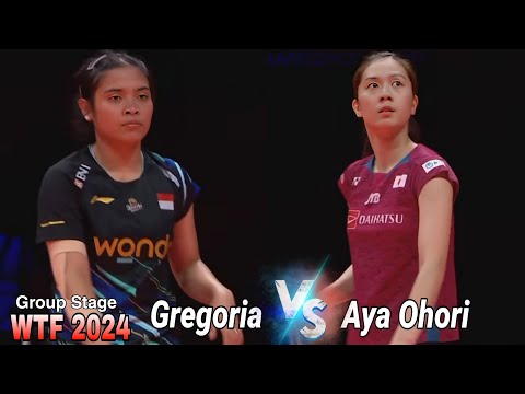 Aya Ohori vs Gregoria Mariska Tunjung || Group Stage WTF 2024