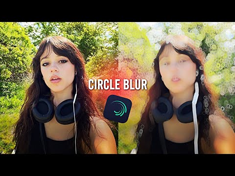 circle blur in alight motion tutorial | alight motion apk link