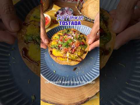 Dal Pakwaan Tostadas ! Roti Sabzi Reinvented. Healthy & tasty recipe