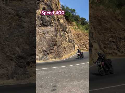 Speed 400 in mountains. #speed400 #triumph #ytshorts #biker #bike #ride #mountainbikes #yt #vlogs