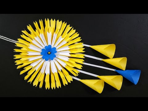 Easy Paper Wall Hanging Ideas | Paper Craft | Handmade Paper Wall Hanging | Easy Craft