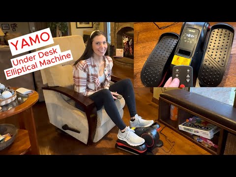 YAMO Under Desk Elliptical Machine, with remote & reverse operation #elliptical #mobility #workout