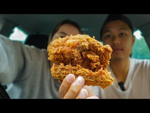 Trying Red Rooster's New Fried Chicken! Australian Fast Food Mukbang