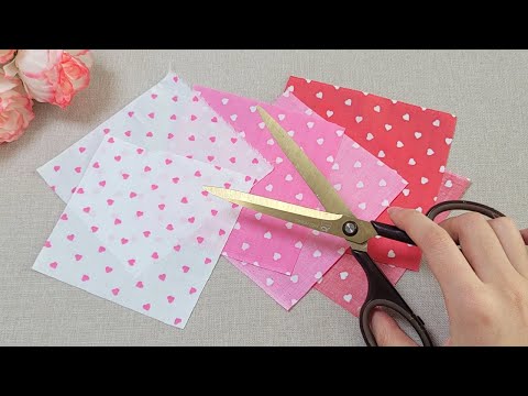 I make MANY and SELL them! Brilliant idea with scrap fabric - Quick and easy - Valentines day