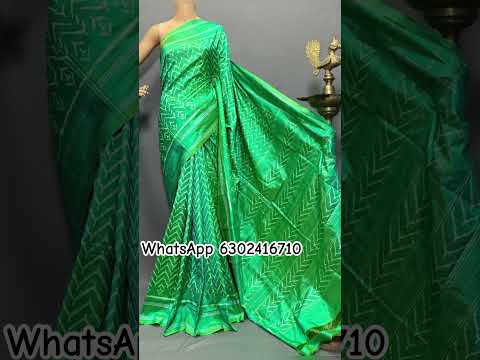 Pochampalli pure handloom pattusarees for orders6302416710 #trending #explore #handloom #pattusaree