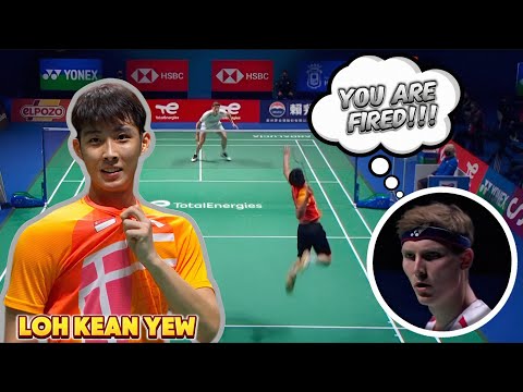 Amazing! Loh Kean Yew Power Smash Defeat Against Viktor Axelsen To World Champions.