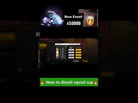 How to diwali squad cup create | How to diwali squad cup | Ff new event #ffnewevent #diwalisquadcup