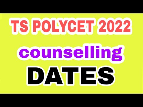 ts polycet 2022 counselling schedule  | diploma counselling date 2022