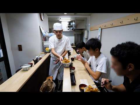 Amazing Tempura Frenzy at Tokyo’s Tiny Tempura Restaurant with Only 7 Seats丨Japan Delicious Tempura