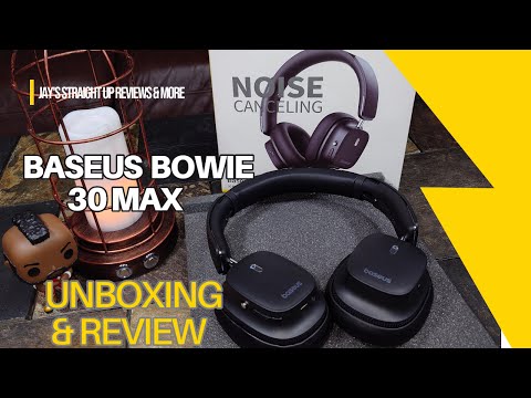 Baseus Bowie 30 Max - ANC Over-Ear Bluetooth Headphones 📦 Unboxing & Review 🏆Best Bang for Buck?