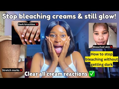 How to stop skin bleaching without getting darker & maintain a radiant glow | stop skin bleaching❌