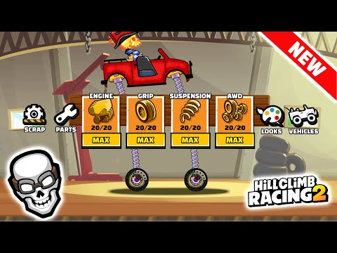 RED CAR CAN'T JUMP NEW EVENT - Hill Climb Racing 2 GamePlay