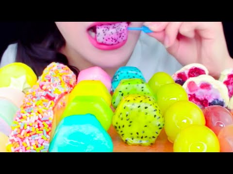 ASMR Dragon Fruit, Apple, Marshmallow Eating Vlog, Mukbang 드래곤프루트, 사과, 마시멜로 먹기 @rionasmr5337