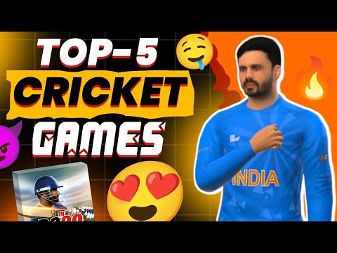 🤫Stop Searching Cricket Games ?? Top-5 New Cricket Games 2024 🔥