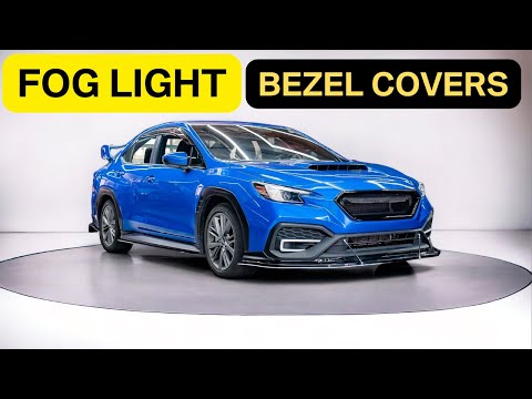 2022 - 2024 SUBARU WRX FOG LIGHT BEZEL COVERS! 5 MIN MOD!